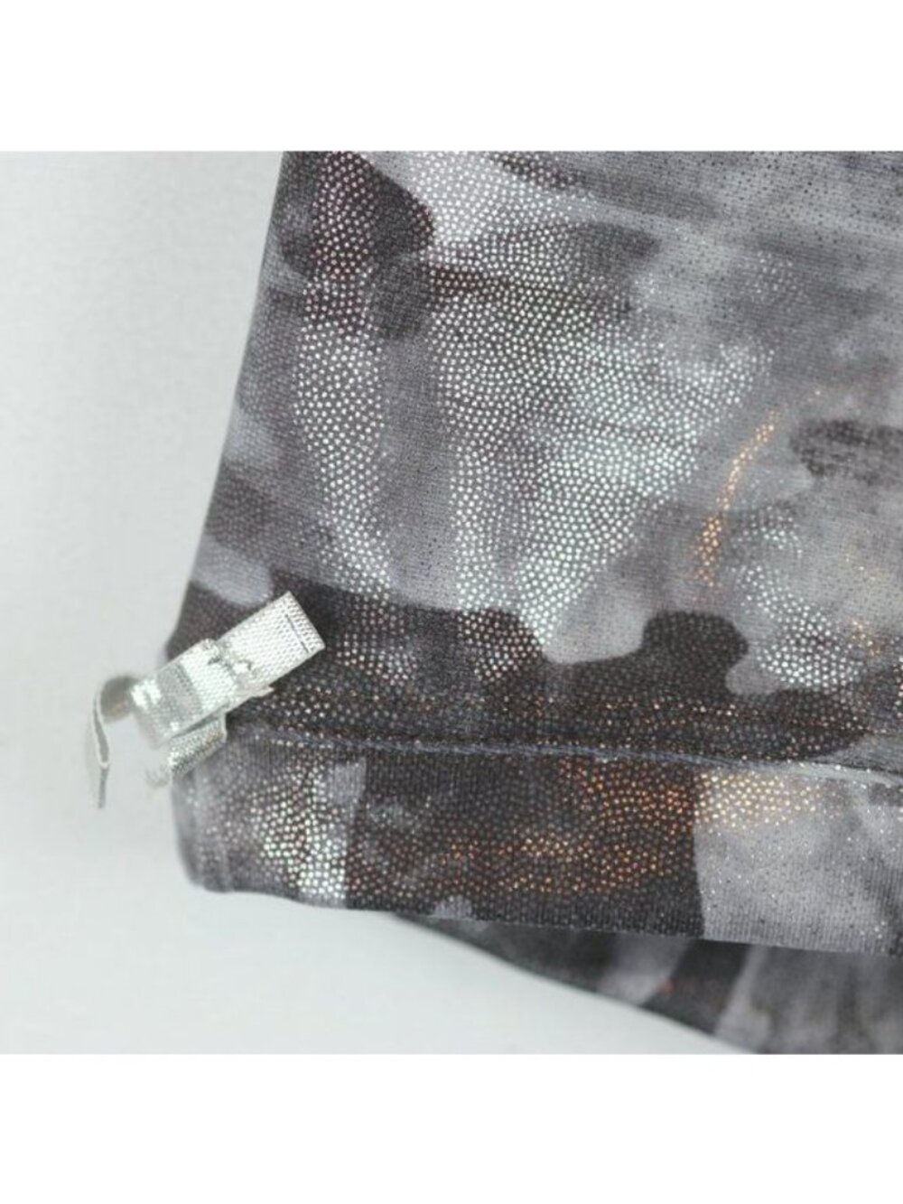 Monkeybar Buddies Cosmic Camo Girls Size 10 Gray Spandex Gymnastics Shorts - Picture 5 of 6